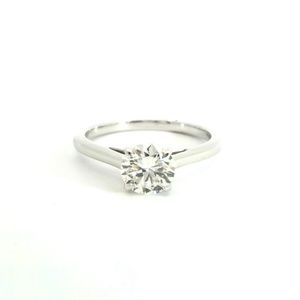 1.01ct  Round Brilliant Lab Diamond Solitaire Engagement Ring with Certificate